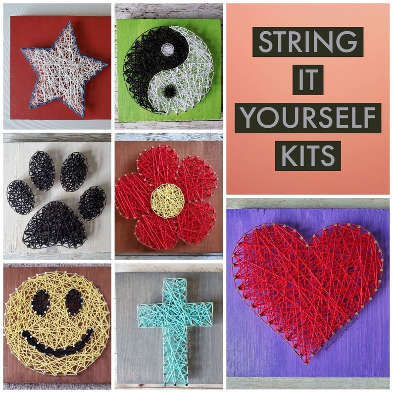 Do It Yourself String Art Kit Adult Craft Kit Craft Kit for Etsy