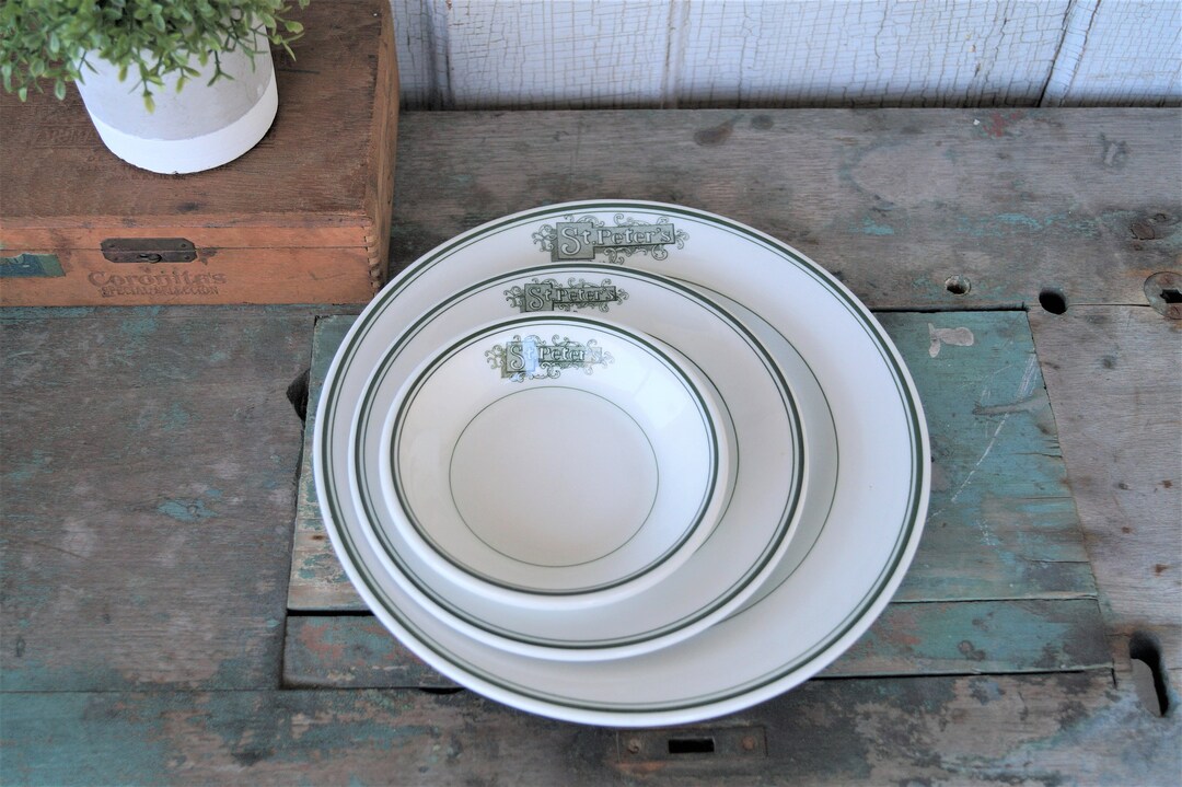 Mcnicol Ironstone China 3pc Place Setting Etsy
