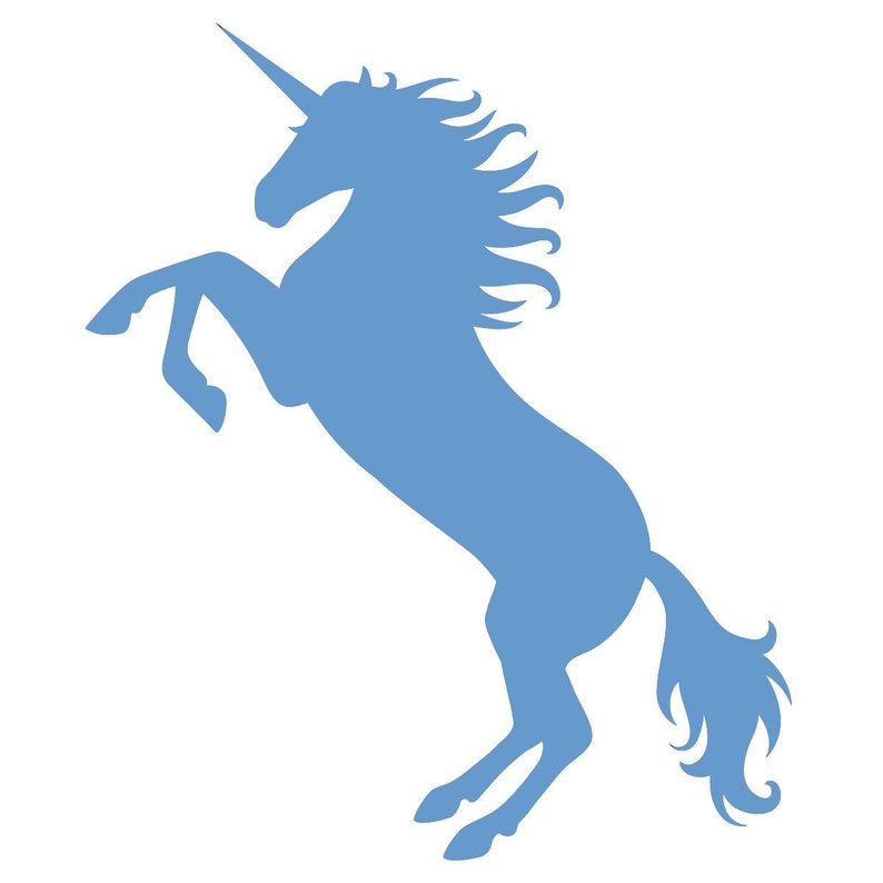 unicorn stencil reusable different sizes available etsy