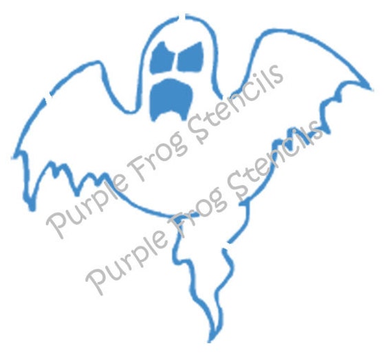 Ghost STENCIL Halloween. Scary Goblin Different Sizes - Etsy