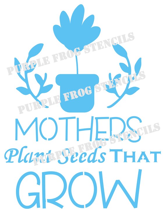 Mother's Day STENCIL reusable Different Sizes Mom - Etsy