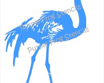Pink Flamingo STENCIL (Reusable) Different Sizes Available