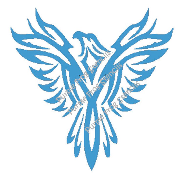Phoenix Stencil Heavyweight Different Sizes Available Reg and - Etsy