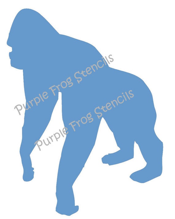 Gorilla STENCIL reusable Different Sizes Available | Etsy