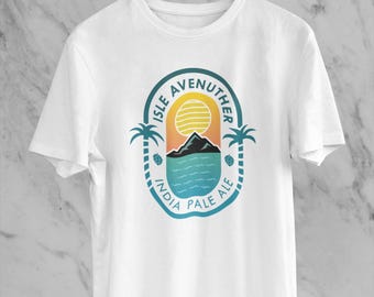 Camiseta de cerveza artesanal IPA — Camiseta divertida de cerveza, camiseta estilo cervecería para hombre, regalo con juego de palabras cervecero para él