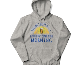 Sudadera con capucha para amantes de la cerveza: divertida camiseta para beber, ideal para fiestas y como regalo para los amantes de la cerveza.