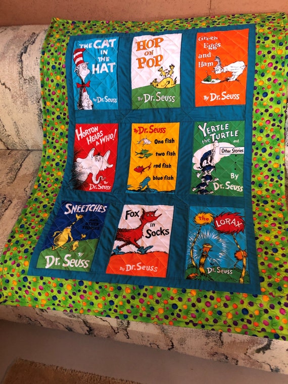 Dr seuss baby quilt new arrivals