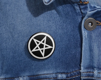 PENTACLE | BlackMetalBasement | Pins - 3 Sizes: 1.25", 2.25", 3" | Pinback Buttons Badges