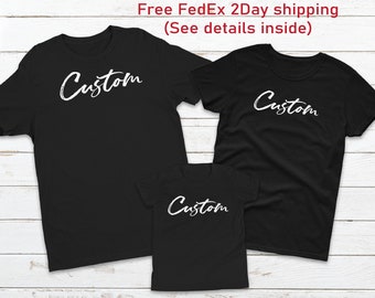 dad and baby matching shirts, custom shirt, father son matching shirts, family shirts, vacation shirts, fathers day gift,