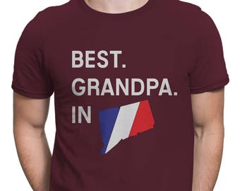 Best Grandpa shir in Connecticutt; Best gift for his birthday, fathers day or grandparents day or