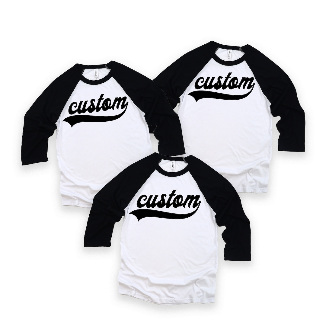 Custom Family Baseball Tee Set, Family Baseball Shirts, Baseball