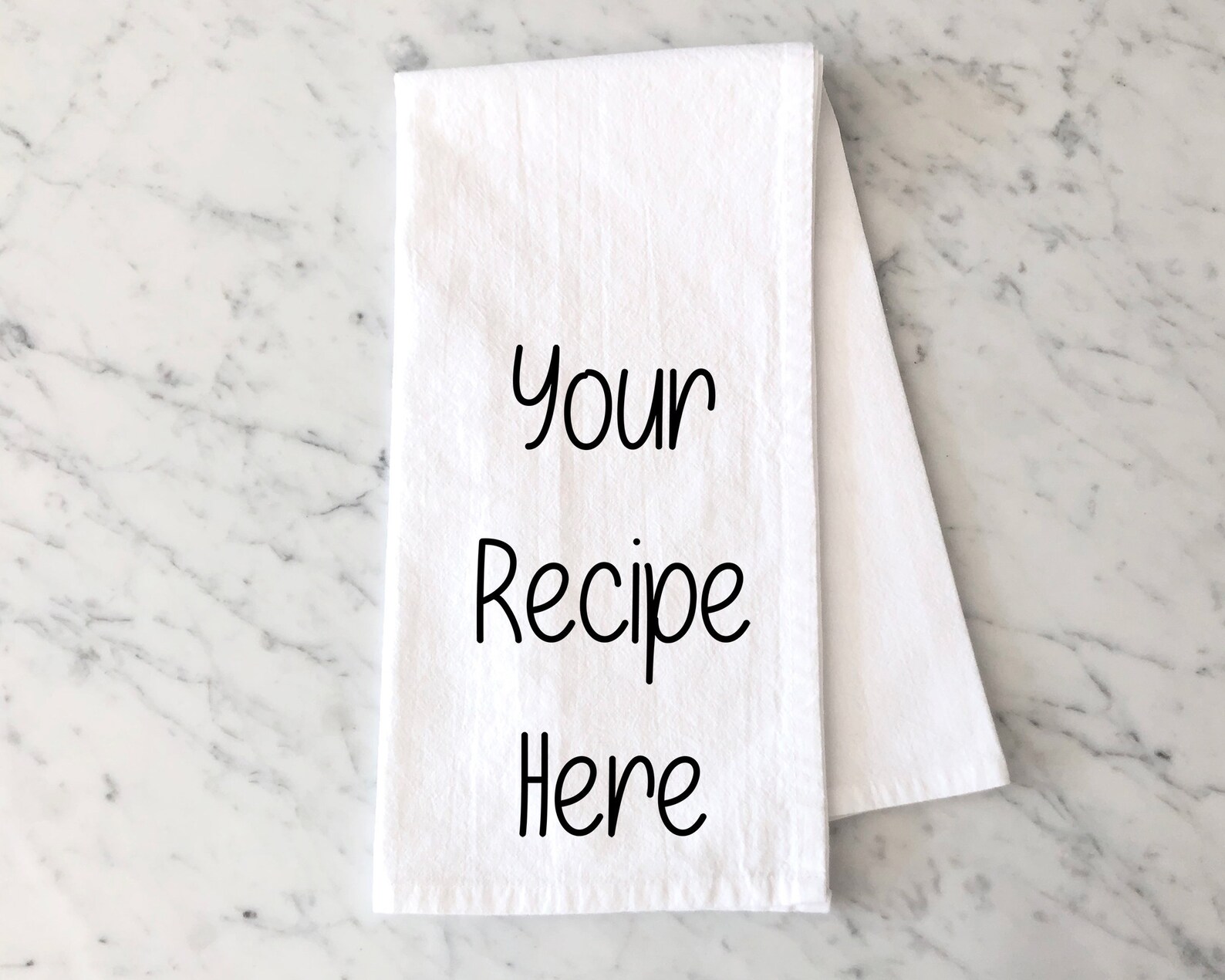 Custom Recipe Towels Custom Printed Recipe Tea Towel Custom Etsy