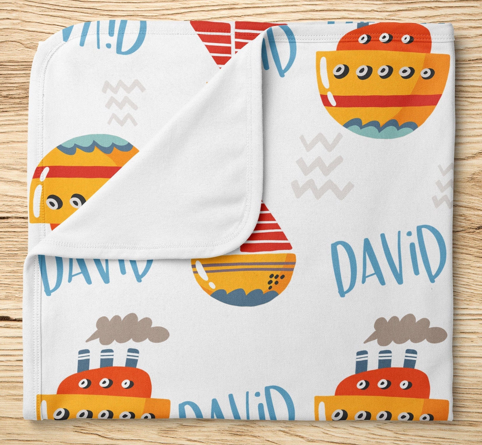 Custom organic cotton baby wraps with name baby boy wrap Etsy