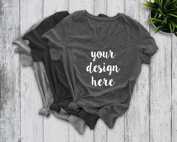 Custom v neck t shirts women Custom V-neck women custom v neck | Etsy