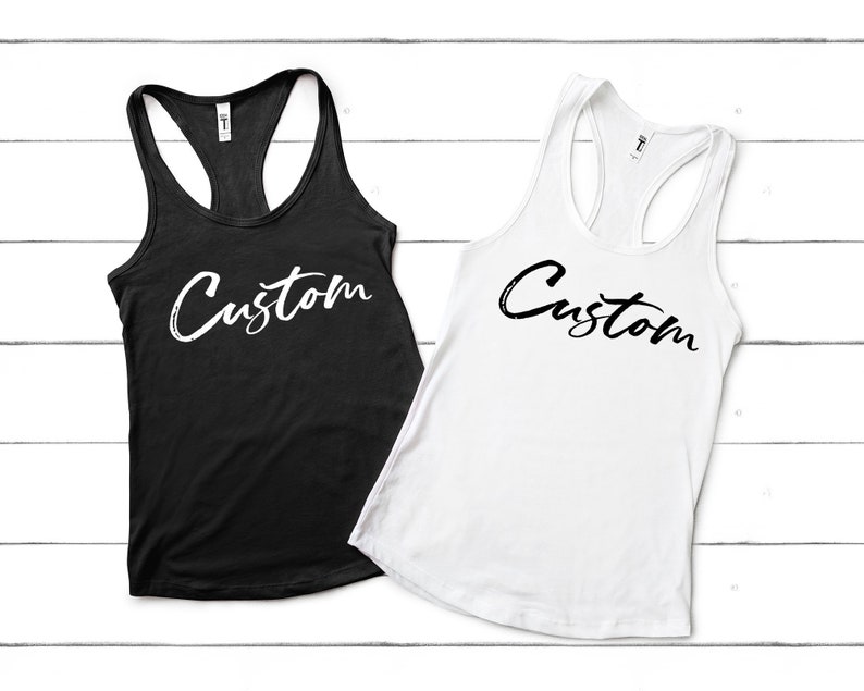 custom racerback tank top for women-custom tank top-running top-personalized racerback tanks running shirt workout tanks for women tank top image 1