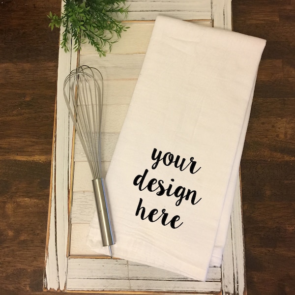 Custom Tea Towel Etsy