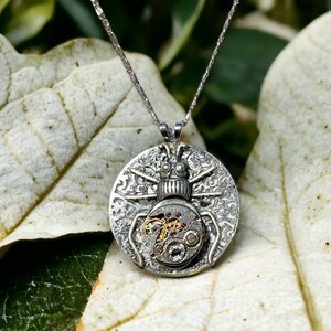 Watch Pendant Beetle Etsy