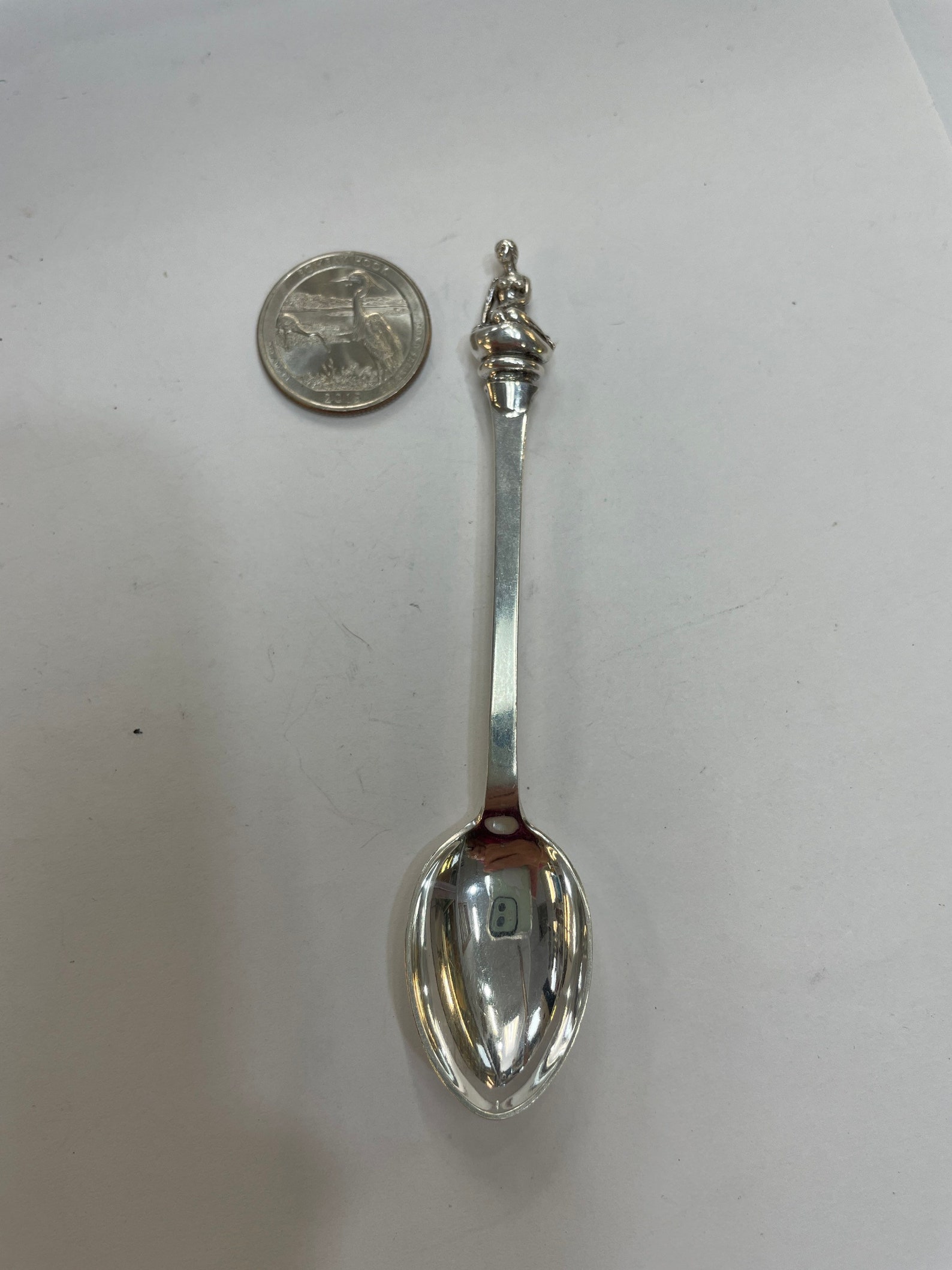 Vintage Sterling Silver Souvenir Spoon. Denmark. Etsy