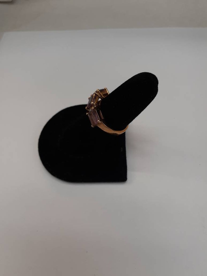 Vintage goldtone Amthest Ring
