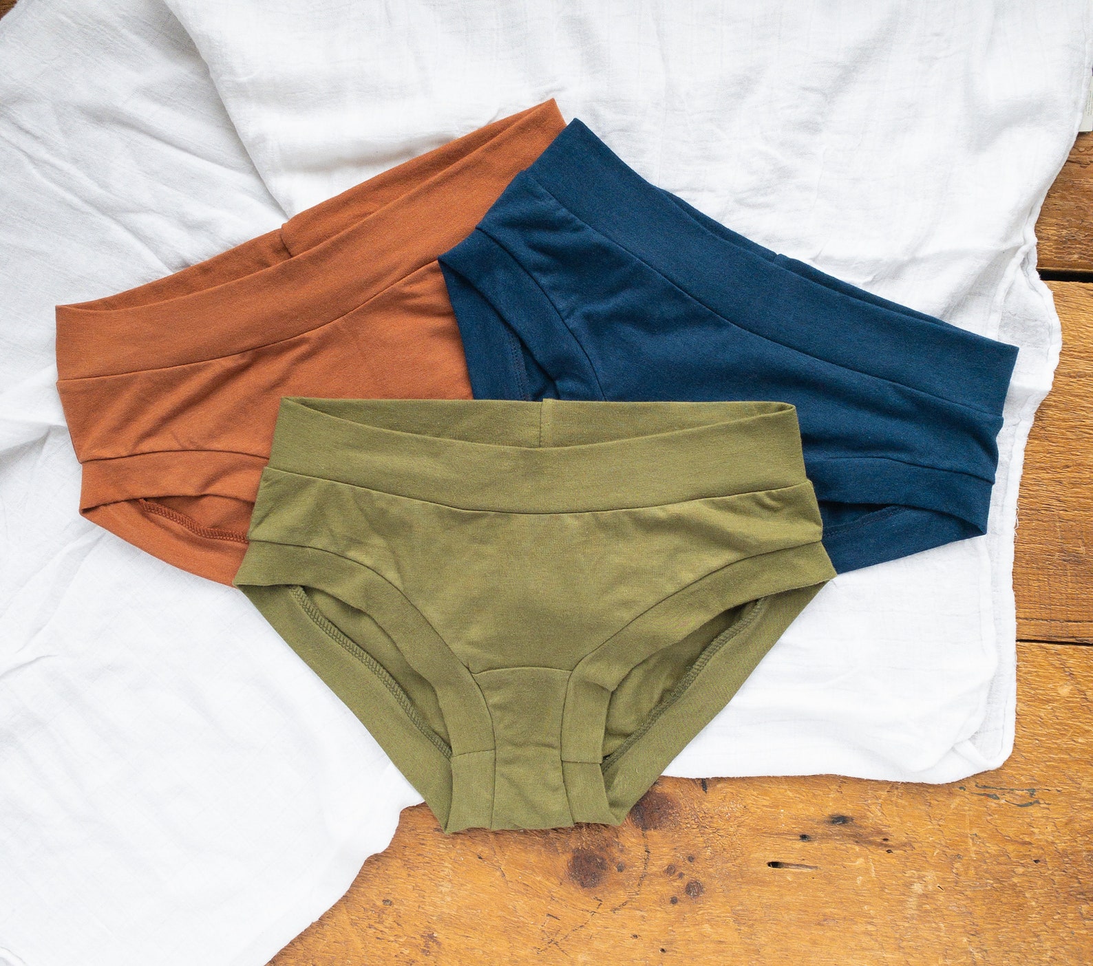 Organic cotton and bamboo lingerie set Everyday Underwear for Etsy