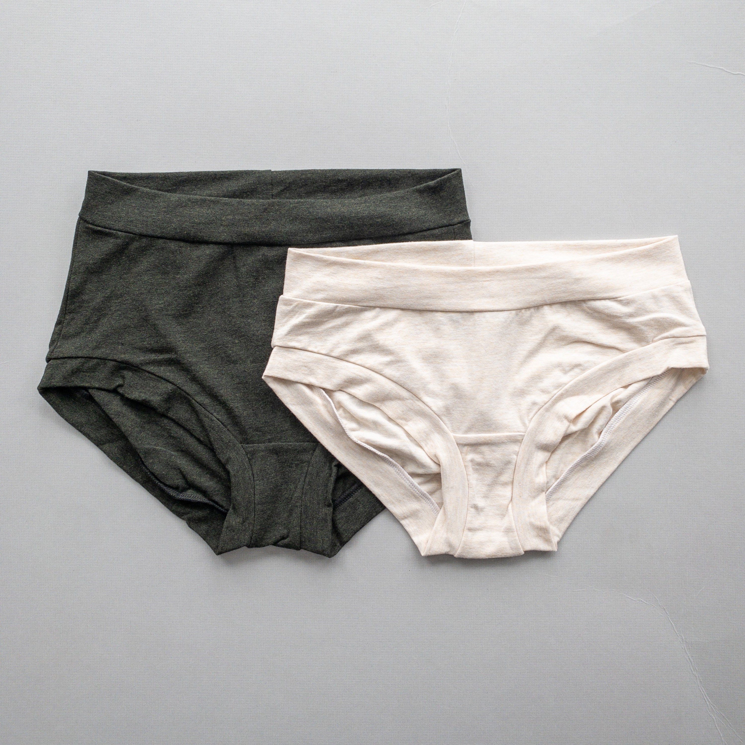 KaLI_store High Waisted Underwear for Women Womens Underwear Soft Cotton  Hipster Panties Breathable Briefs Dark Gray,L 