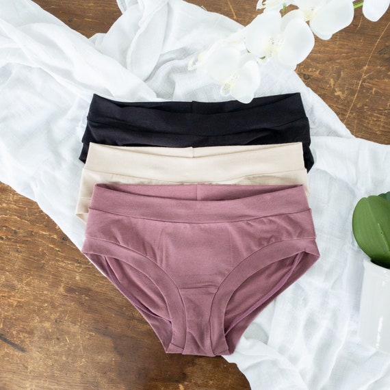 Tencel Organic Cotton Underwear, Ethically Made Women's Briefs, Sustainable  Natural Fiber Underwear, Elastic Free Womens Underwear -  New Zealand
