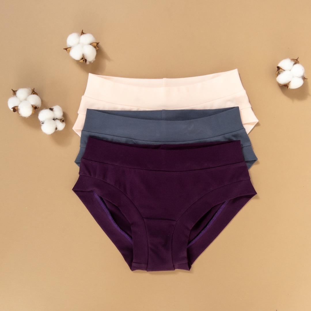 Organic Cotton Elastic Free Underwear With Set Option American Milled Organic Cotton Elastic Free Underwear With Set Option American Milled