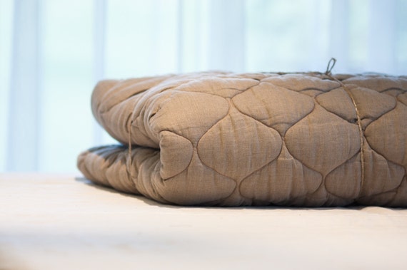 Twin Size Comforter Organic Wool Duvet Grey Blanket Etsy