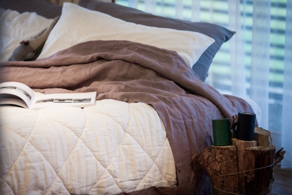 King Size Duvet Natural Wool Comforter White Bedding Etsy