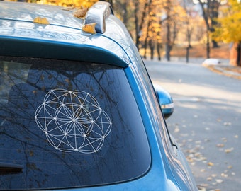 Decal for car - Sacred Geometry Seed of Life Sticker Vinyl