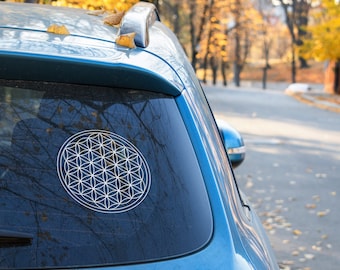 Decal for Car Sacred Geometry Flower of Life High Quality Matte Vinyl