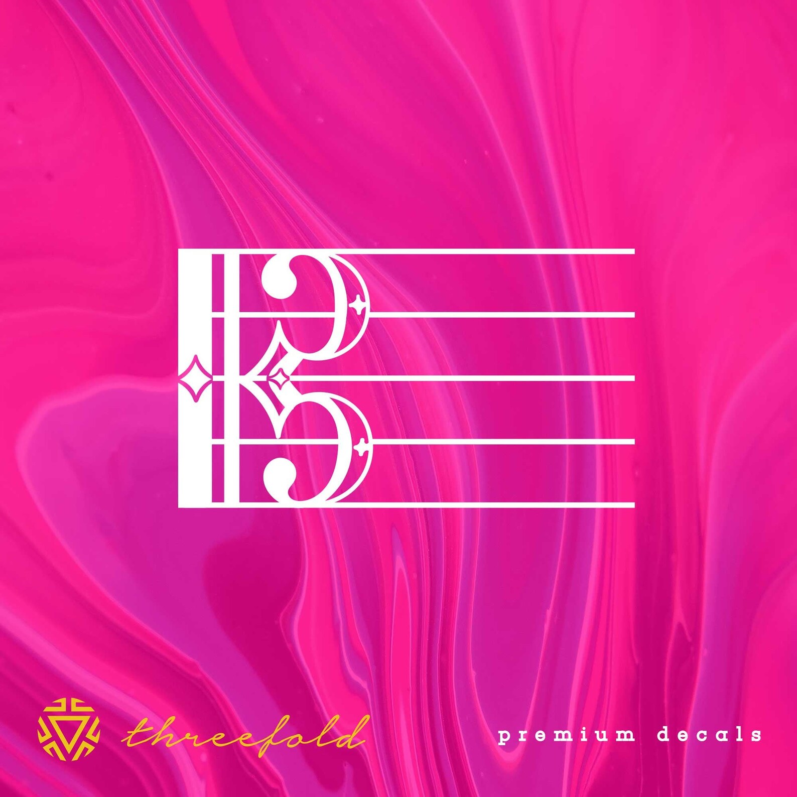 Alto Clef Decal Orchestra Viola Instrument Music Etsy