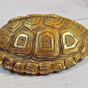 Turtle Paperweight Gilt Metropolitan Museum of Art Herter MMA 1994