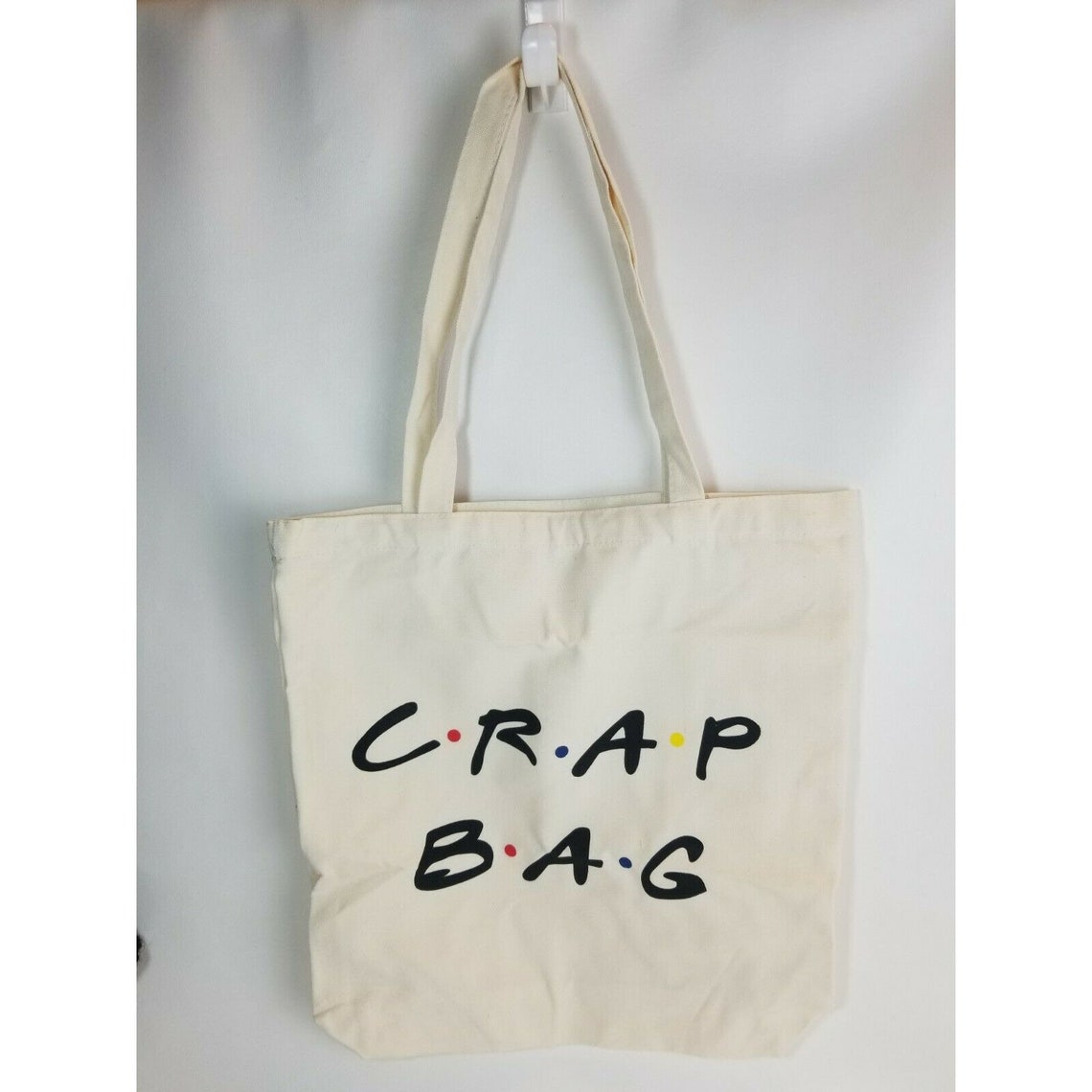 Friends TV Show Inspired Crap Bag Large Canvas Reusable Etsy