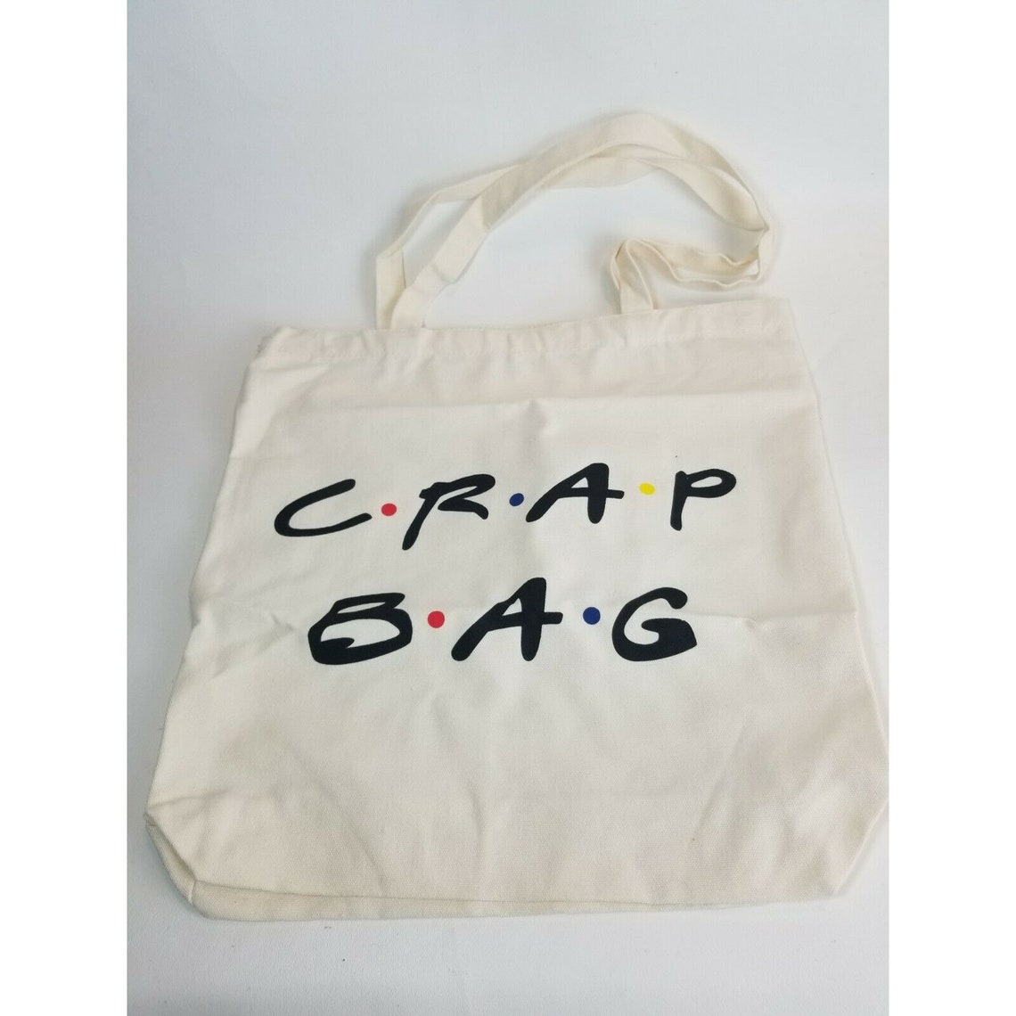 Friends TV Show Inspired Crap Bag Large Canvas Reusable Etsy