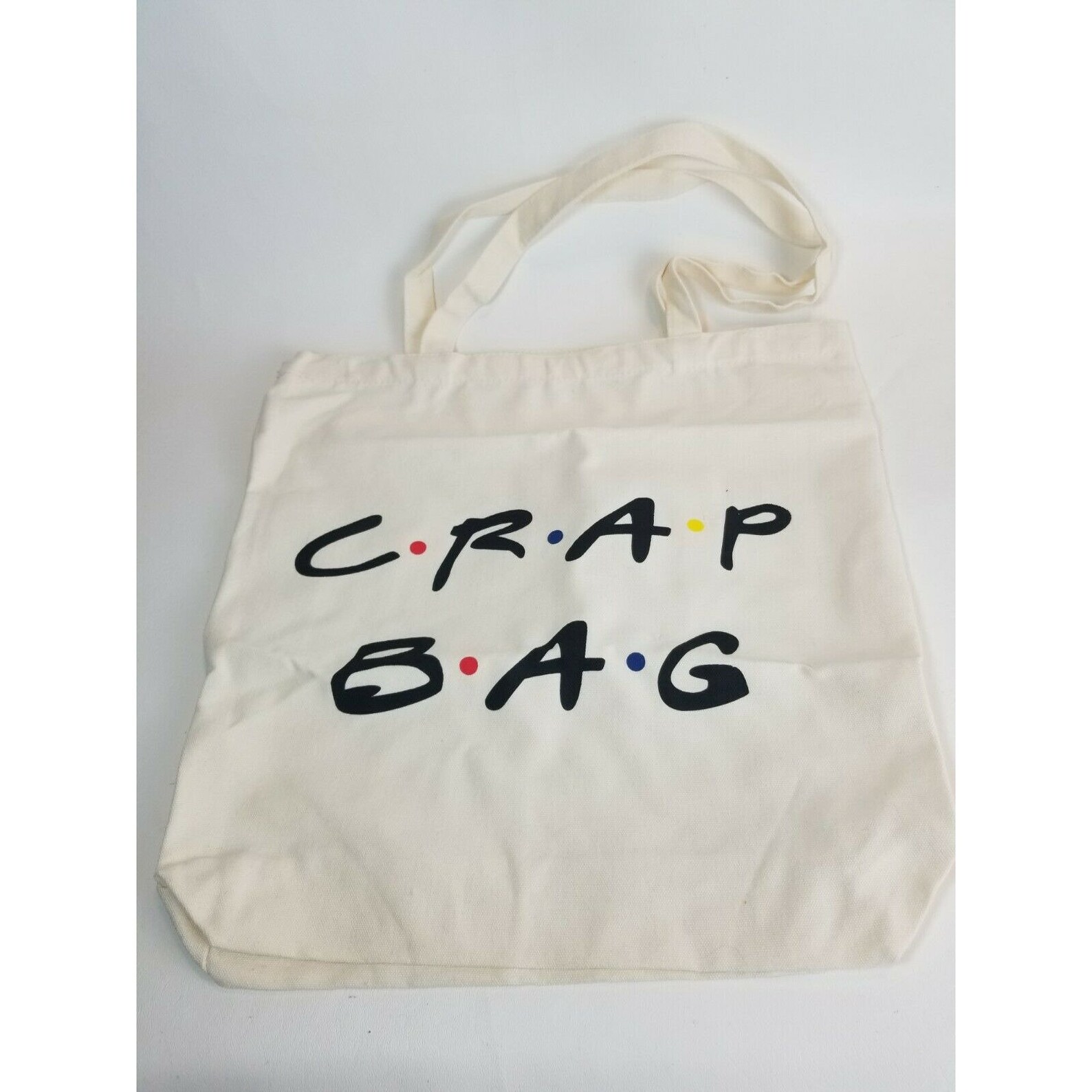 Friends TV Show Inspired Crap Bag Large Canvas Reusable Etsy