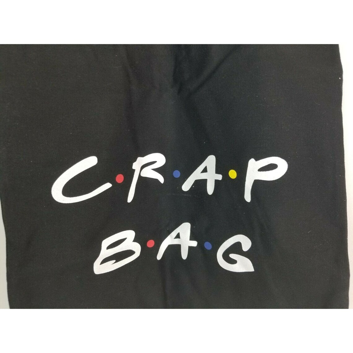 Friends TV Show Inspired Crap Bag Large Canvas Reusable Etsy