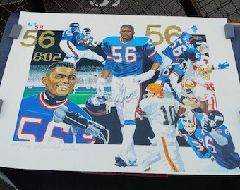 ローレンス・テイラー NFL ニューヨーク・ジャイアンツ プリント