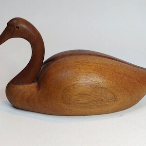 Goose Decoy Island Heights NJ Richard C Wilber RCW 1/3 size Hand Carved Wood