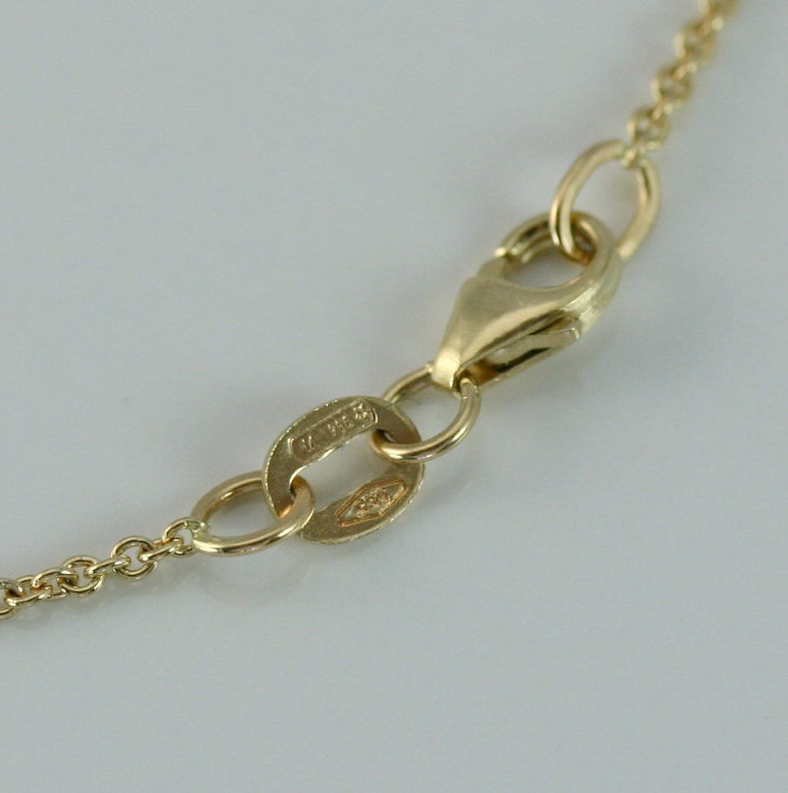 Solid Gold Letter Necklace Solid Gold Alphabet Necklace Gold Etsy