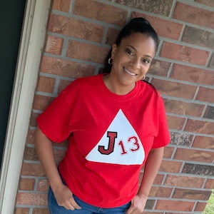 Glitter J13 red, black or sport gray Tshirt, Sweat Shirt, or Hoodie, 1913, The Redz, Delta Inspired Apparel
