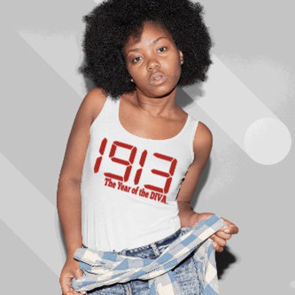 1913, The Year of the DIVA, Delta Inspired Tank Top, DST