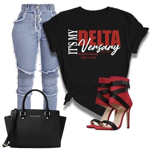 Its My DELTAversary, T-Shirt & Tank Top, DST Chapter, and Crossing Season Only