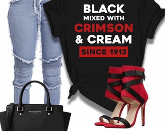 Black Mixed With Crimson & Cream, Since 1913