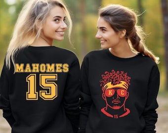 Mahomes, First & Back Kansas City, 15, Youth and Adult t-shirt