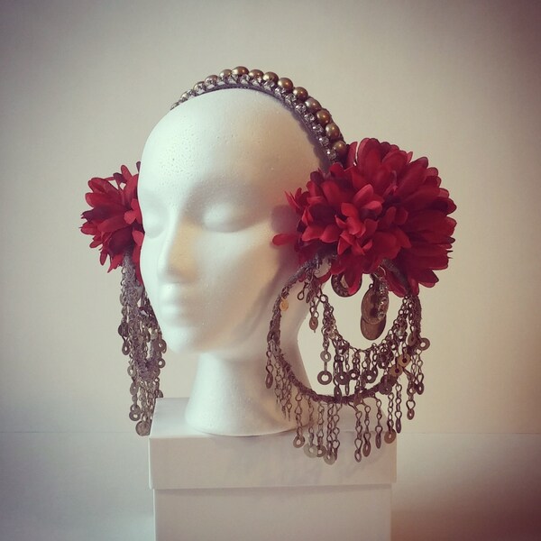 The Rachel - MADE TO ORDER tribal fusion inspired head dress