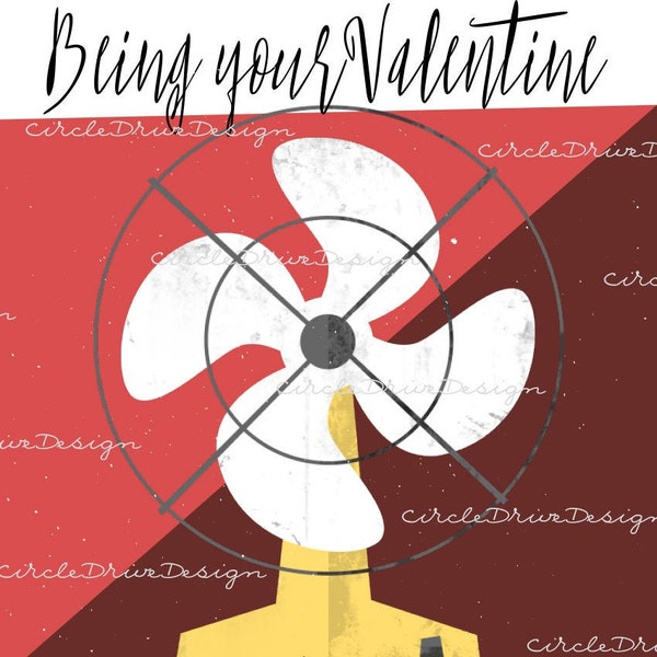 Breezy Hipster Valentine PDF Printable