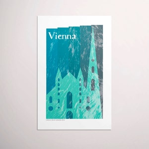 Vienna, Austria — European Capitals Graphic Poster PDF