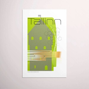 Tallinn, Estonia — European Capitals Graphic Poster PDF