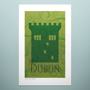Dublin — European Capitals Graphic Poster PDF